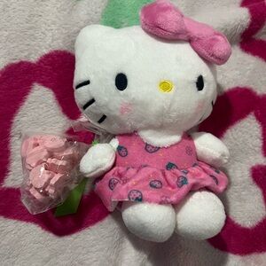 Hello Kitty Plush Toy in Pink Dress